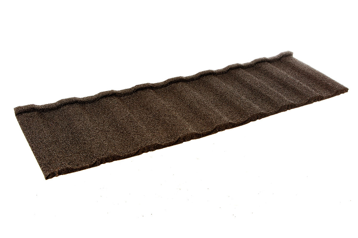 Britmet - Profile 49 Plus - Lightweight Metal Roof Tile - Bramble Brown (0.9mm)