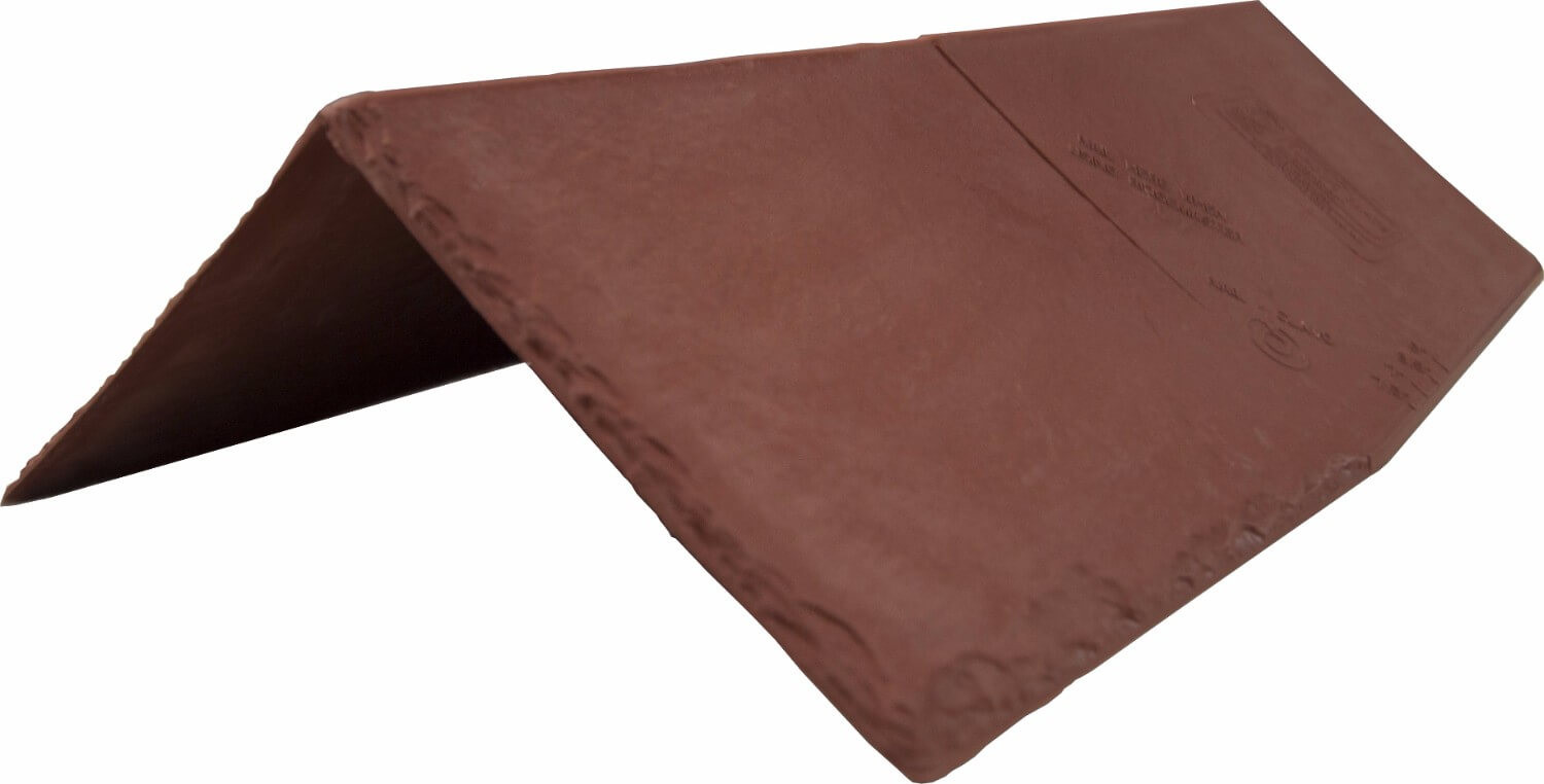Tapco Synthetic Slate - Ridge & Hip - Brick Red Tapco Synthetic Slate - Ridge & Hip - Brick Red