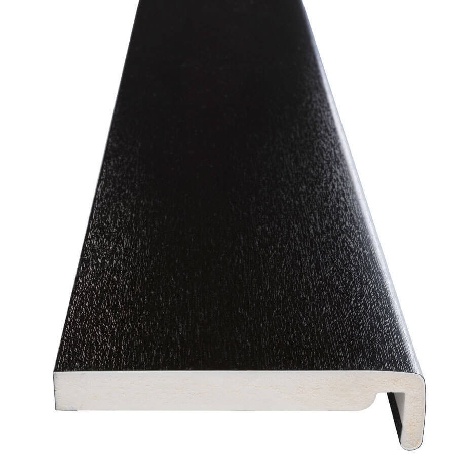 Fascia UPVC Board - Plain - Black Ash (5m)