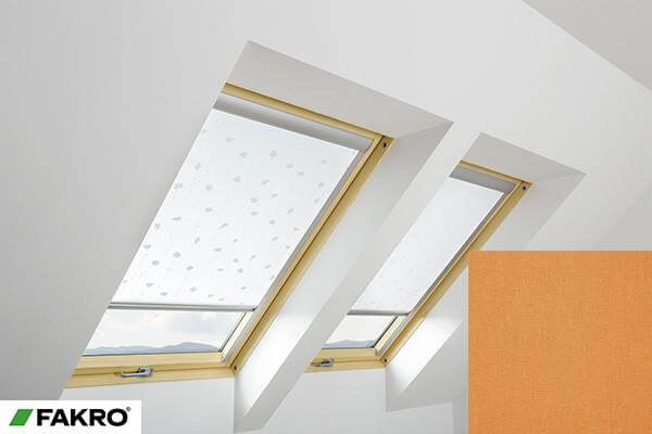 Fakro - ARS I 009 - Standard Manual Roller Blind - Orange Fakro - ARS I 009 - Standard Manual Roller Blind - Orange