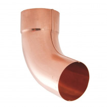 Lindab Natural Copper Guttering - Downpipe Bend with Socket