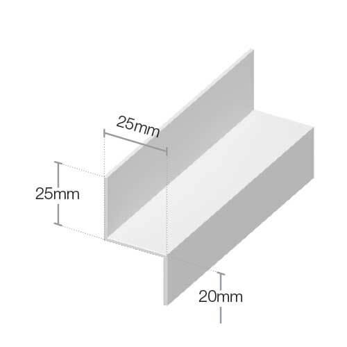 UPVC Shiplap Cladding Drip Trim 125mm Golden Oak (5m)