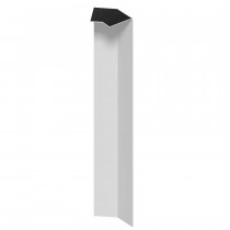 Fascia Board - 135˚ External Corner Trim - 300mm - Black Ash