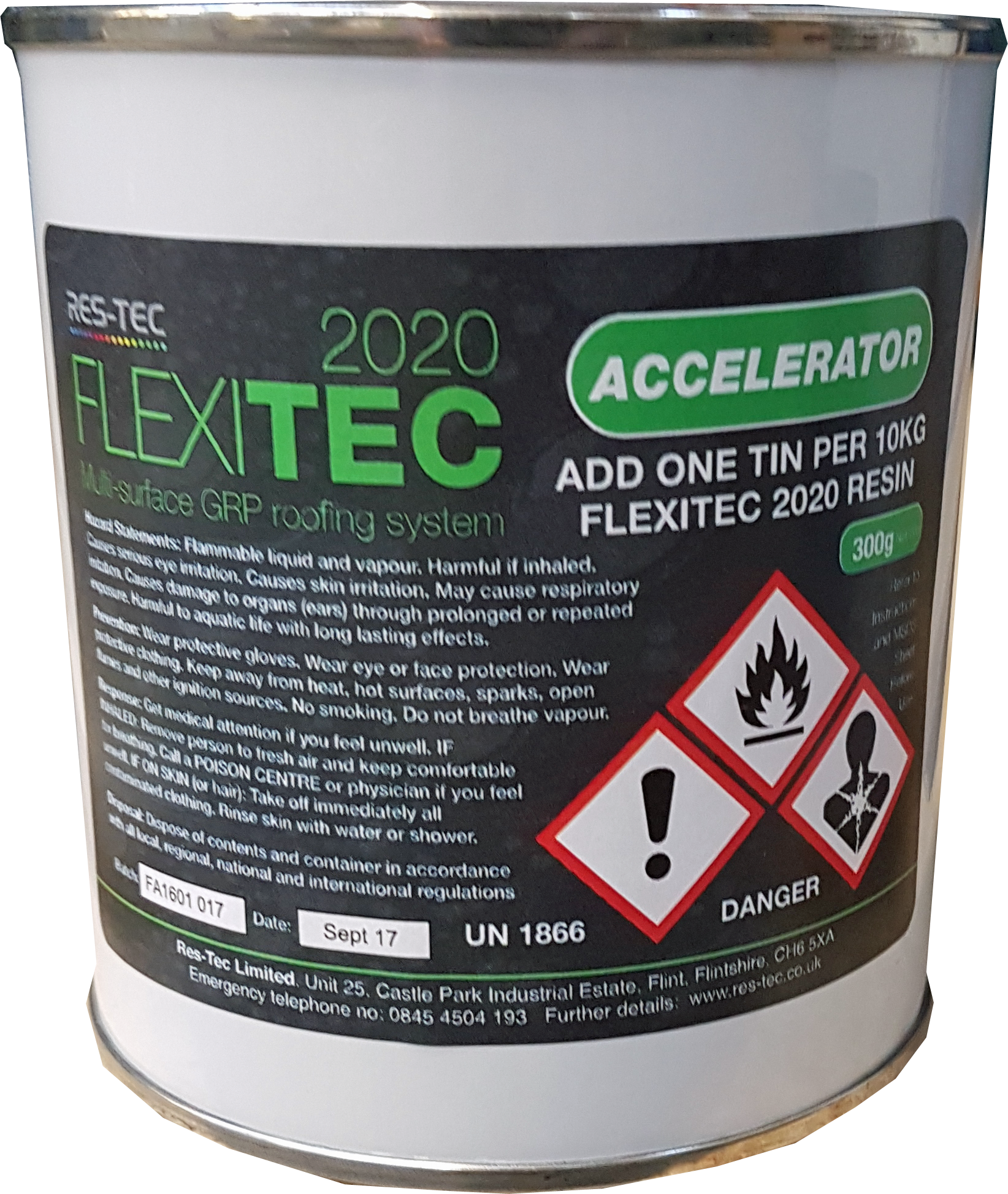 Flexitec 2020 - Resin Accelerator