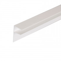 Corotherm - 16mm Polycarbonate Sheet Side Flashing - White (6m)