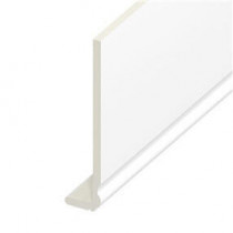 Fascia UPVC Capping Board - Ogee 150mm x 9mm - White (5m)