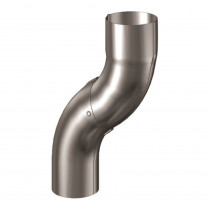 Lindab Steel Guttering - One-Piece Offset Bend - Magestic Galvanised