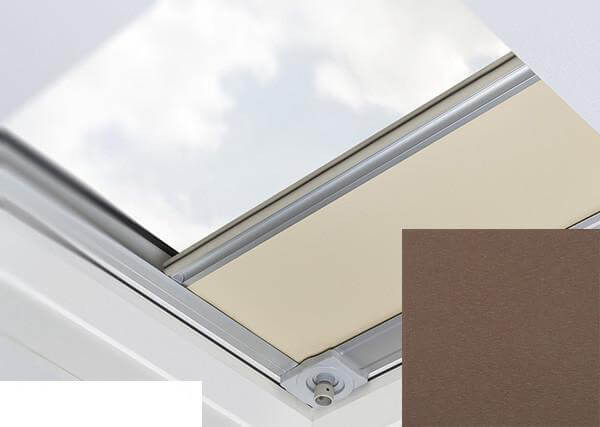 Fakro - ARF/D II 256 - Flat Roof Manual Blackout Blind - Walnut