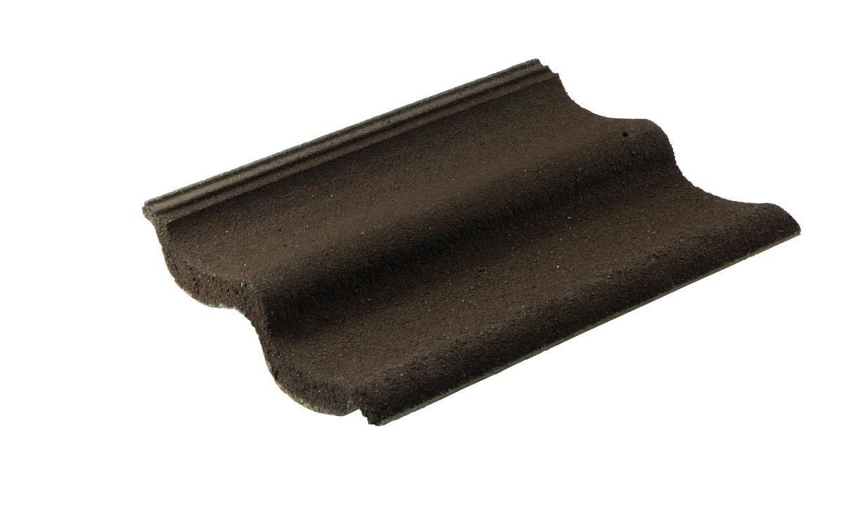 Redland Grovebury Tile - Concrete Tile - Granular Brown (5741) Redland Grovebury Tile - Concrete Tile - Granular Brown (5741)