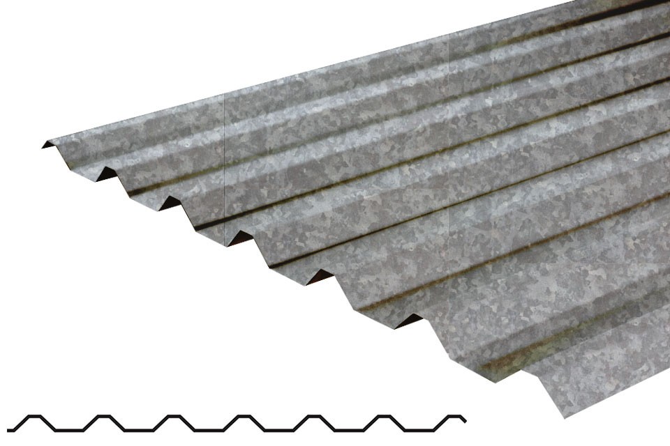 34//1000 Profile Fillers Pair to close off end of Roofing Sheets Box Profile