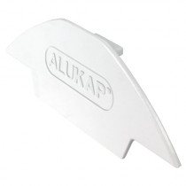 Alukap-XR - Ridge Gable End Plate - White
