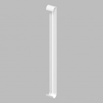 Fascia Board - Bull-nosed Joint Trim - 500mm - White