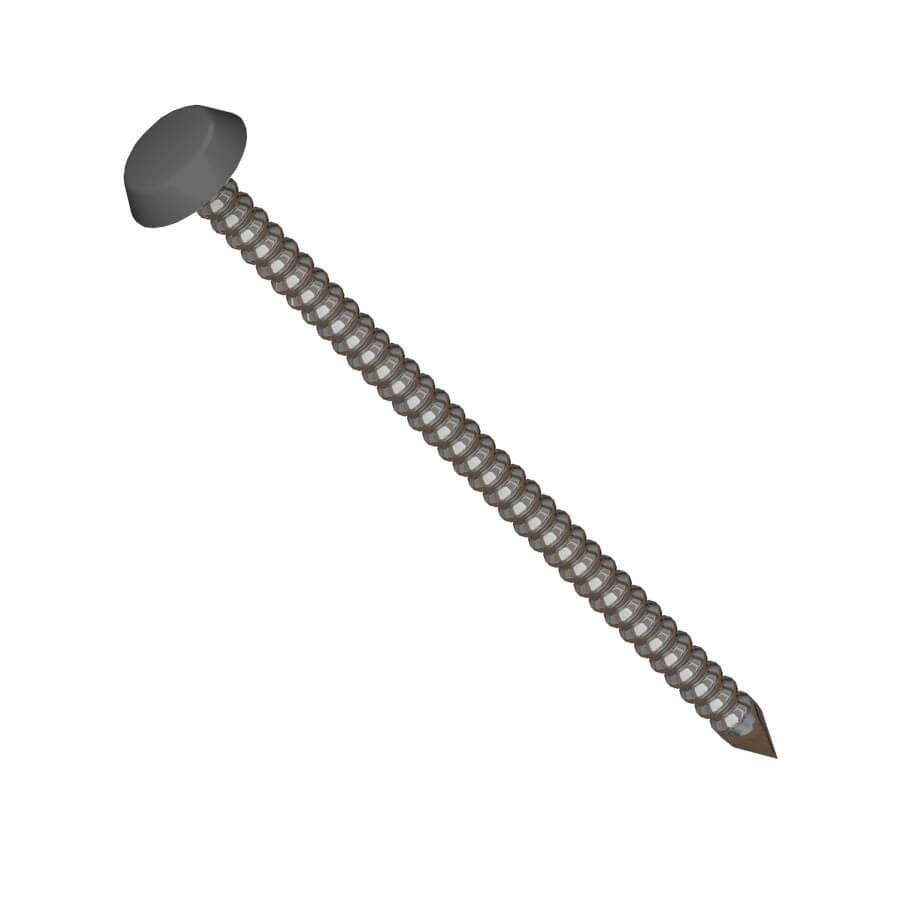 Soffit, Fascia & Capping Board Polytop Fixing Pins - 40mm - Grey (Pack of 250) Soffit, Fascia & Capping Board Polytop Fixing Pins - 40mm - Grey (Pack of 250)