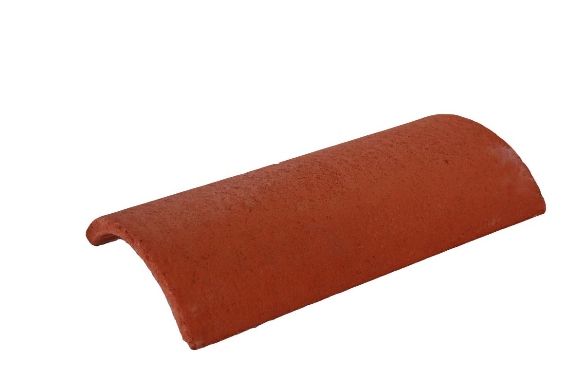 Redland Concrete Third Round Hip - Smooth Terracotta