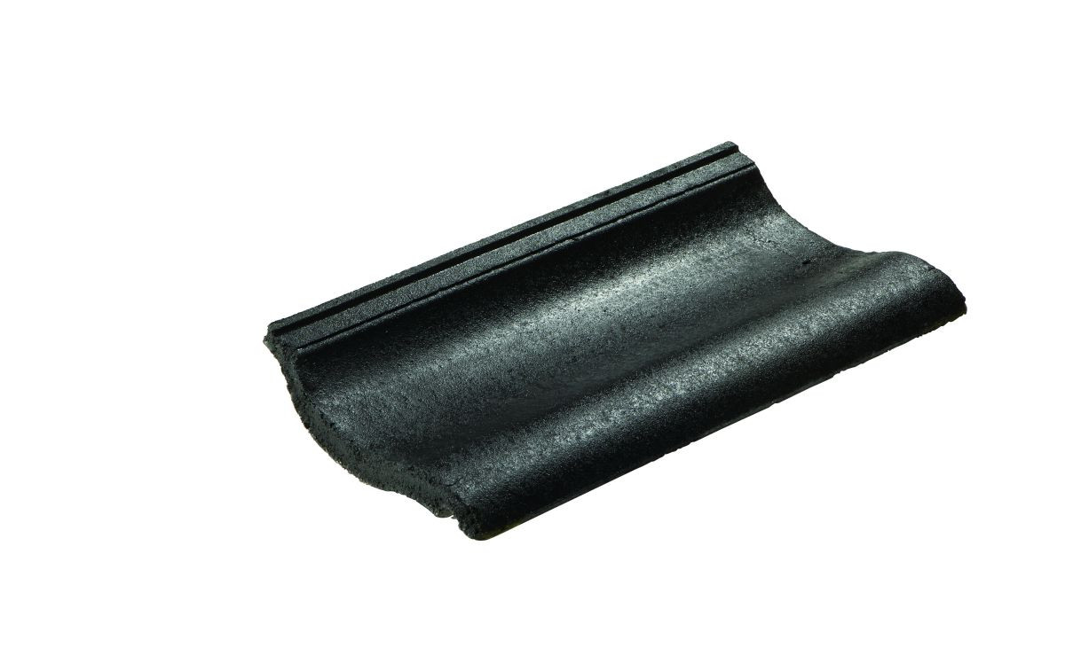 Redland Fenland Tile - Pantile Concrete Tile - Smooth Premier Black (5121) Redland Fenland Tile - Pantile Concrete Tile - Smooth Premier Black (5121)
