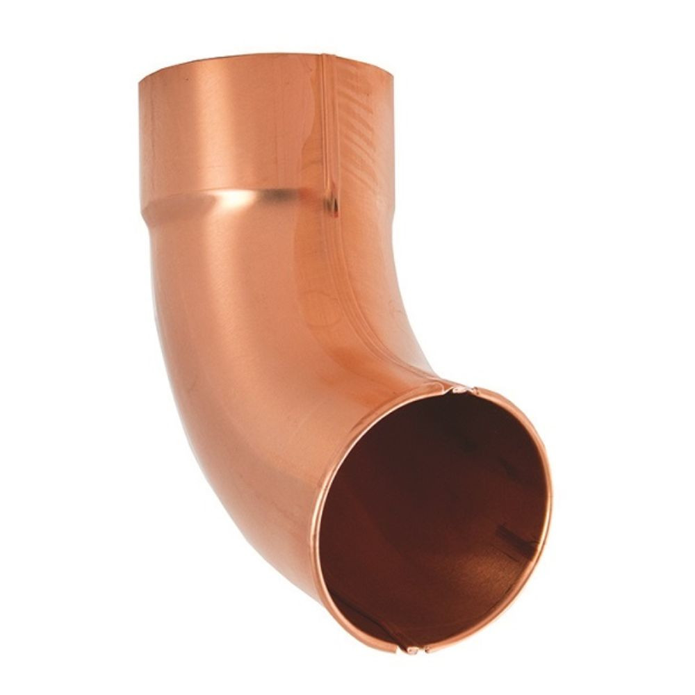 Lindab Natural Copper Guttering Drain Shoe Pipe