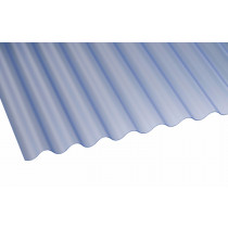 Corolux - Mini Corrugated PVC Roofing Sheet - Clear
