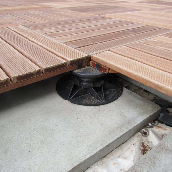 Wallbarn - Cumaru Hardwood Timber Decking Tiles - 500mm x 500mm x 30mm Wallbarn - Cumaru Hardwood Timber Decking Tiles - 500mm x 500mm x 30mm