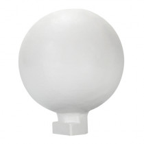 Alukap-XR - 150mm Ball Finial White