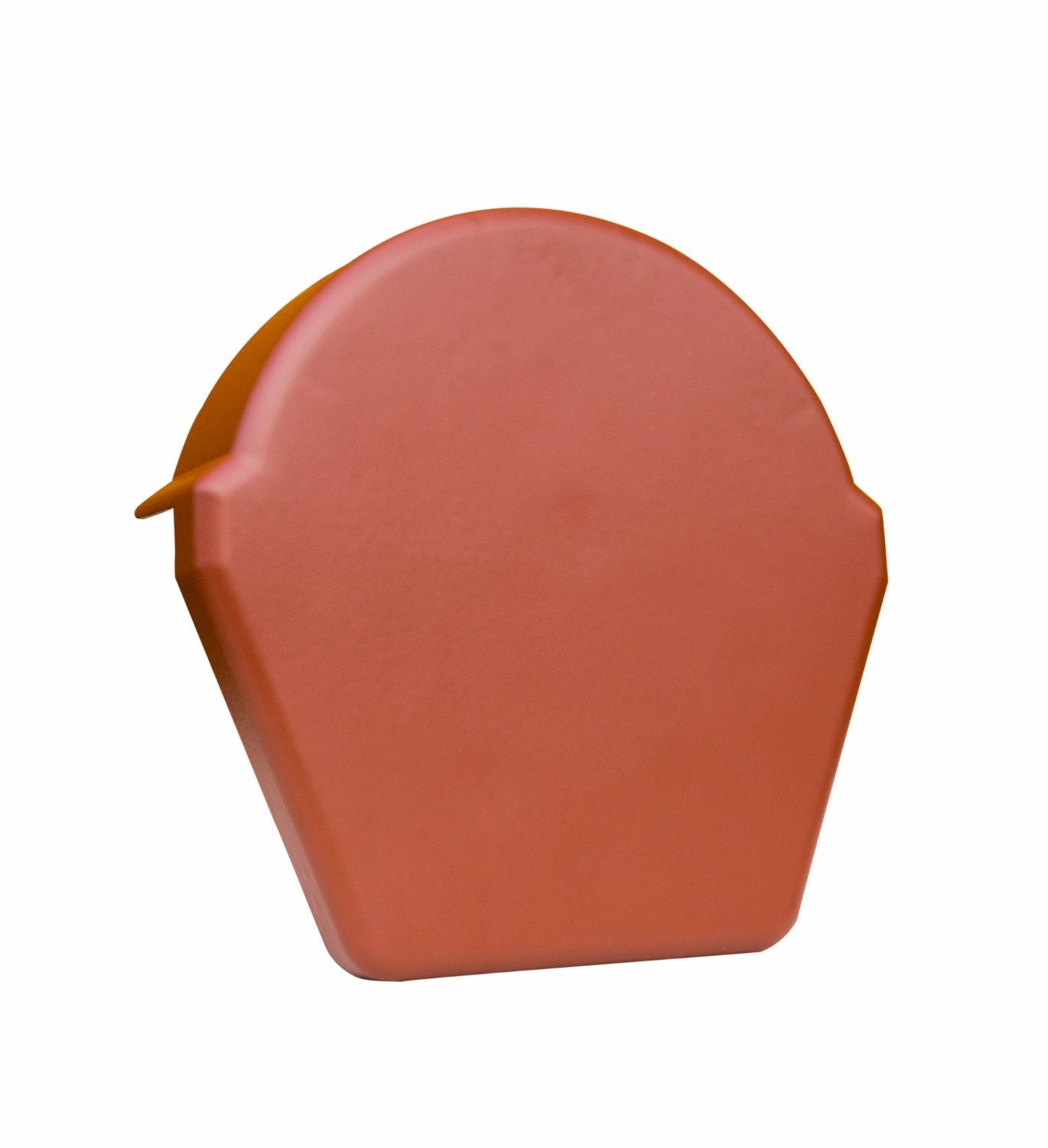 Lightweight Tiles - Smooth Budget Ridge End Cap - Red