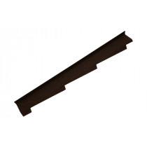 Britmet - Left Hand Side Wall Flashing - Bramble Brown (1250mm)