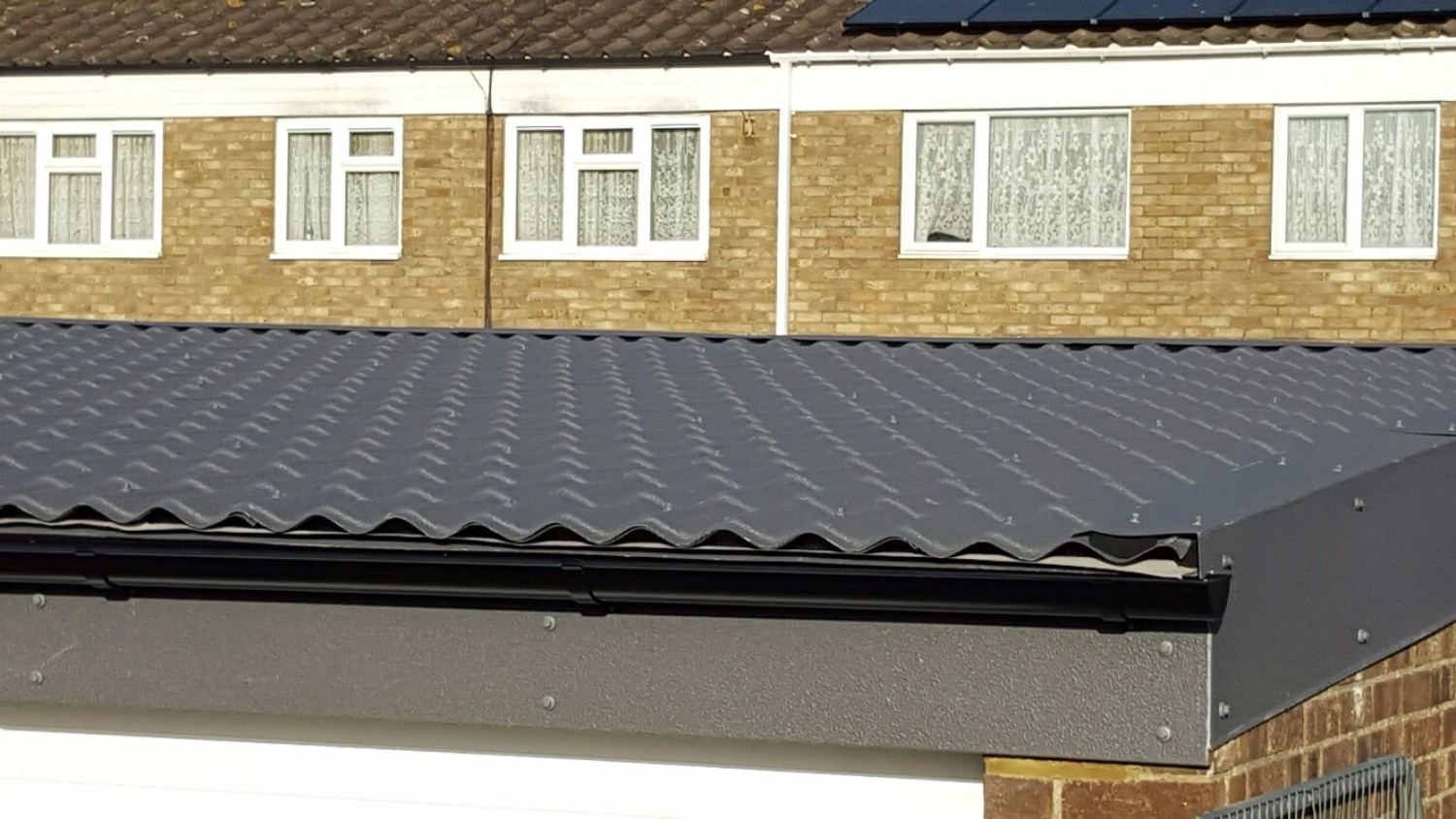 Britmet Pantile 2000 Tile Effect Roof Sheet Mid Grey 0.9mm