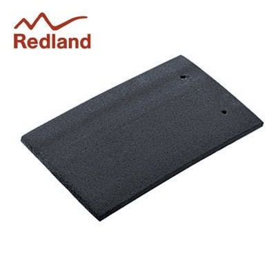 Redland Plain Eaves/Top Tile - Concrete Tile - Premier Charcoal Grey