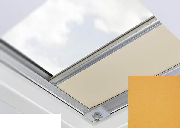 Fakro - ARF/D II 057 - Flat Roof Manual Blackout Blind - Orange Fakro - ARF/D II 057 - Flat Roof Manual Blackout Blind - Orange