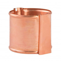Lindab Guttering - Pipe Holder with Wedge - Natural Copper