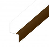UPVC Shiplap Cladding - Drip Trim - 125mm - Dark Brown (5m)