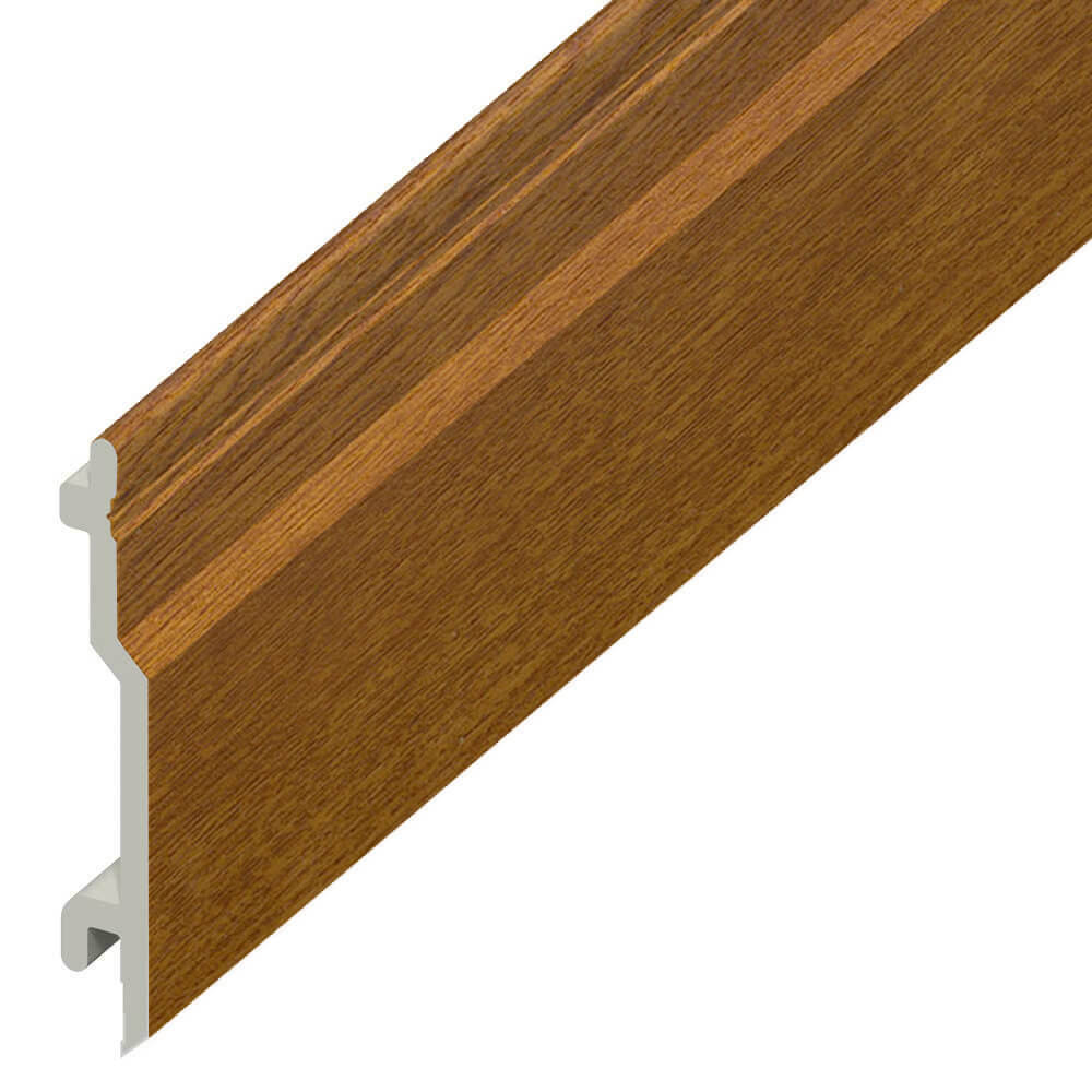 Open V UPVC Cladding Board - 100mm - Golden Oak (5m)