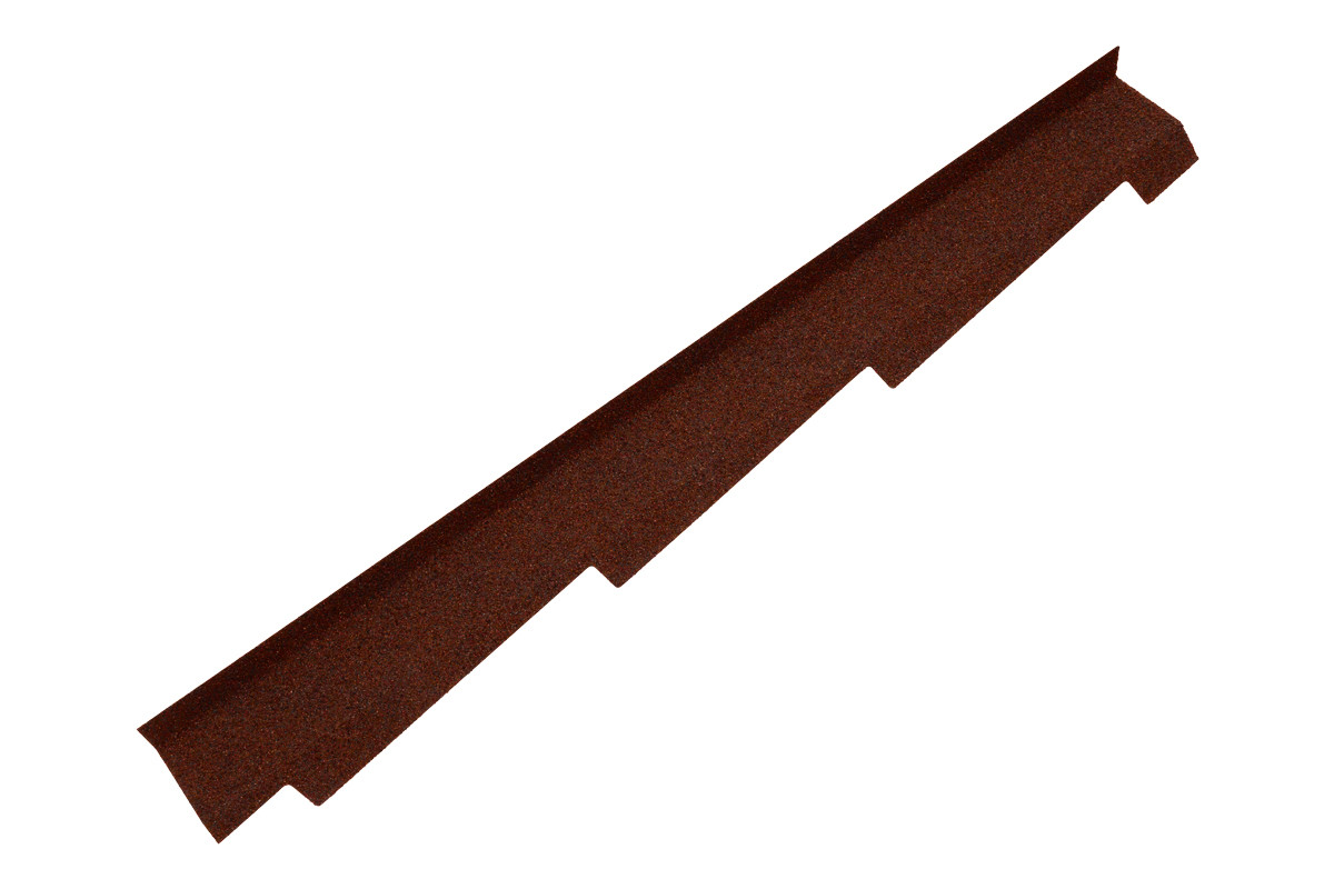 Britmet - Right Hand Side Wall Flashing - Rustic Terracotta (1250mm)