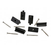 Composite Decking - T-Clips & M4x45 Stainless Steel Wood Screws (100 Pack)