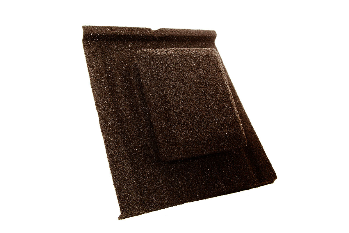 Britmet - Slate 2000 - Air Vent Tile - Bramble Brown