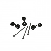 Coroline - Corrugated Bitumen Roof Sheet Fixings - Black (Pack of 20)