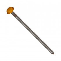 Soffit, Fascia & Capping Board Polytop Fixing Nails - 50mm - Oak (Pack of 100)