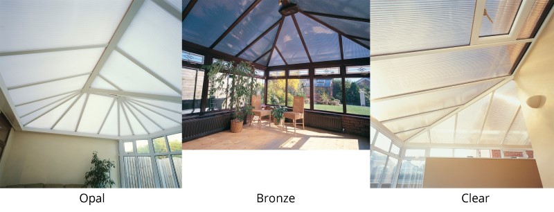 Polycarbonate Roofing Finishes Bronze Clear Opal