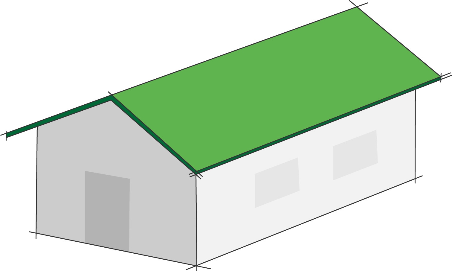 Diagram of an Apex Roof
