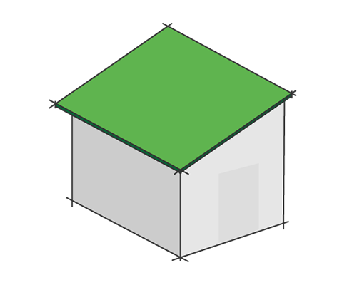 Diagram of a Single Slope Roof