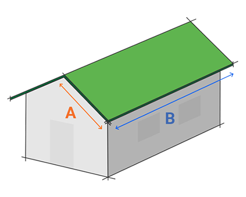 Apex Roof Diagram with coordinates
